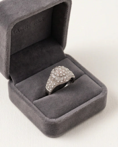 Sovereign Diamond Pave Dome Ring