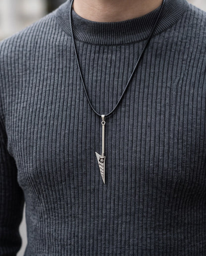Tribal Arrowhead Spear Pendant