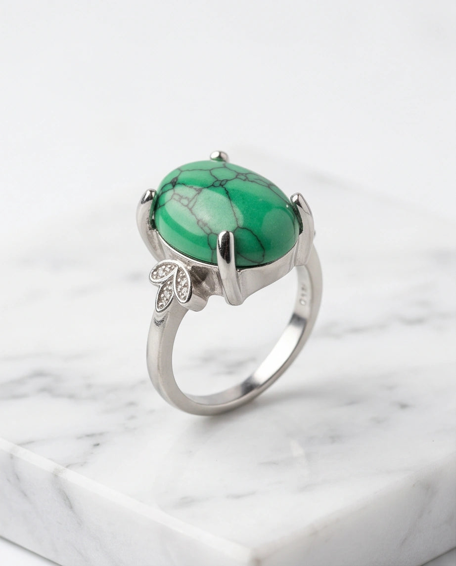 Botanical Meadow Turquoise Ring