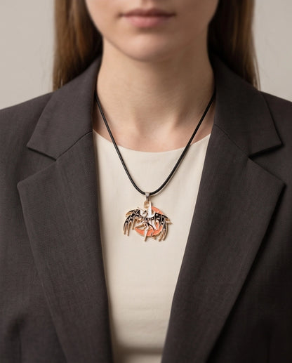 Celestial Celestial Dragon Moon & Star Pendant Necklace