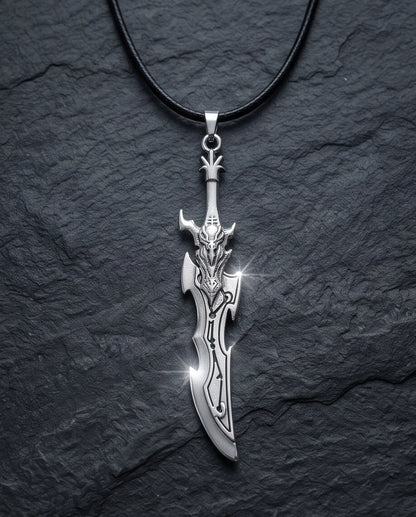 Dragon Skull Fantasy Blade Pendant