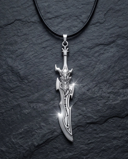 Dragon Skull Fantasy Blade Pendant