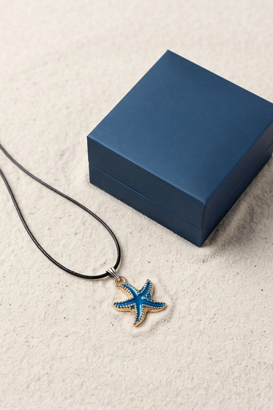 Ocean Blue Starfish Pendant
