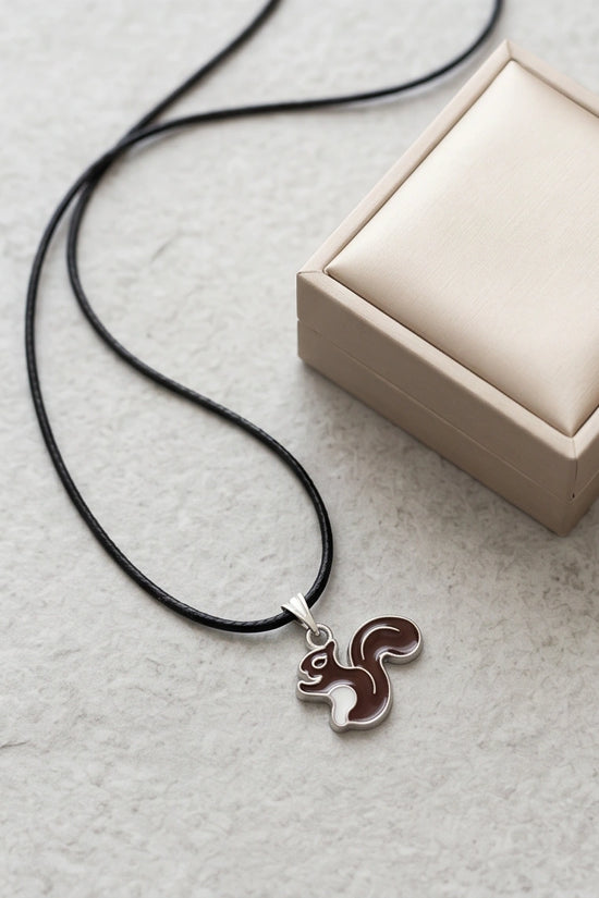 The Chestnut Squirrel Pendant