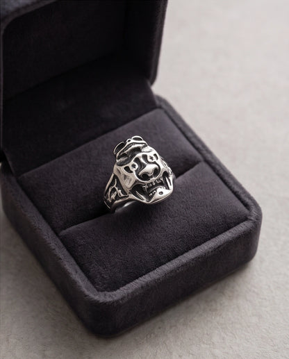 Oni Mask Sculpted Ring