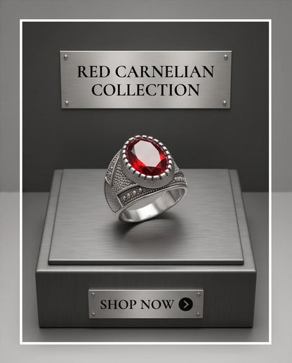 Ruby Gemstone Notched Bezel Stippled Silver Ring