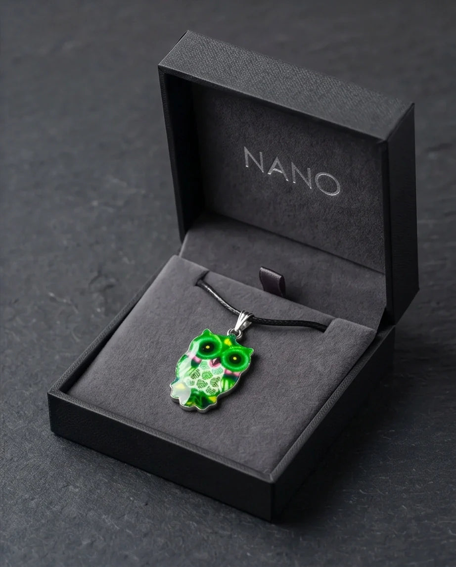 The Emerald Owl Pendant
