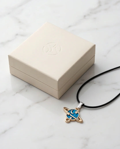 Celestial Galaxy Planet Pendant