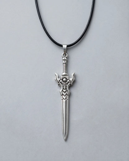 Fantasy Broadsword Pendant Necklace