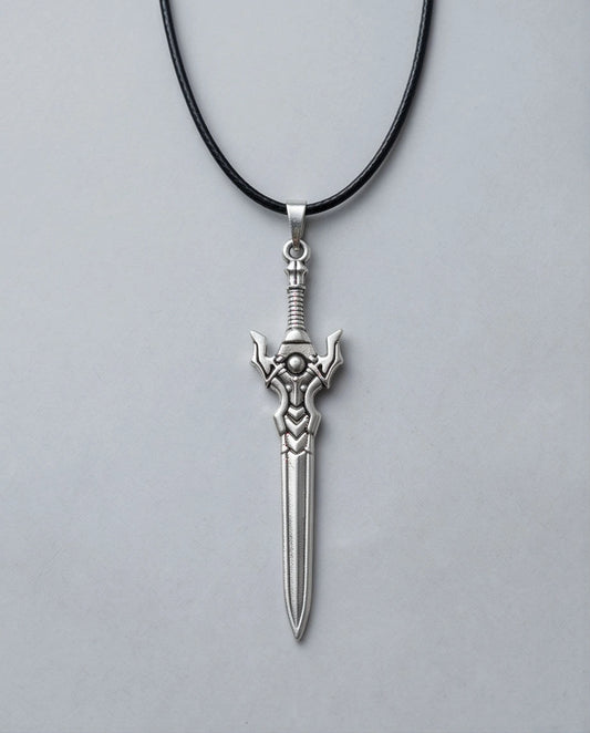 Fantasy Broadsword Pendant Necklace