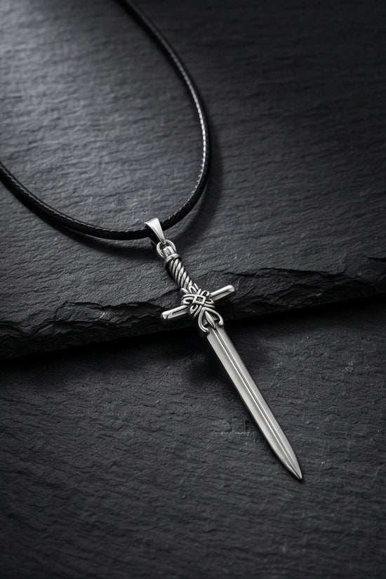 The Excalibur Medieval Sword Necklace