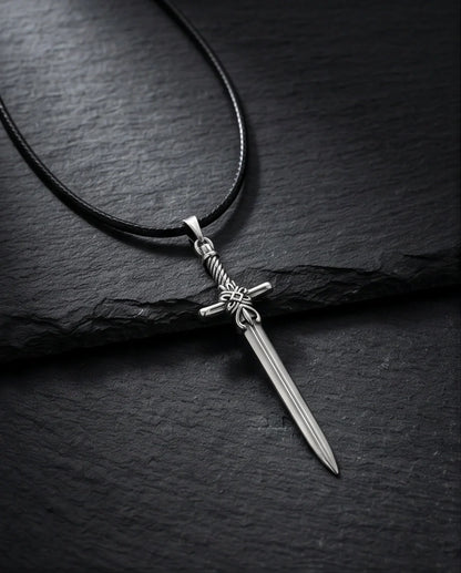 The Excalibur Medieval Sword Necklace