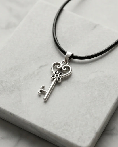 The Secret Garden Heart Key Necklace