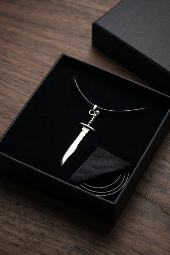 The Huntsman Combat Dagger Necklace