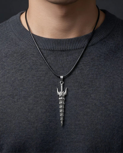 Gothic Dragon Spire Necklace