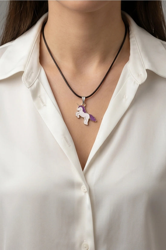 Pastel Purple Unicorn Pendant