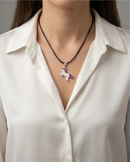 Pastel Purple Unicorn Pendant