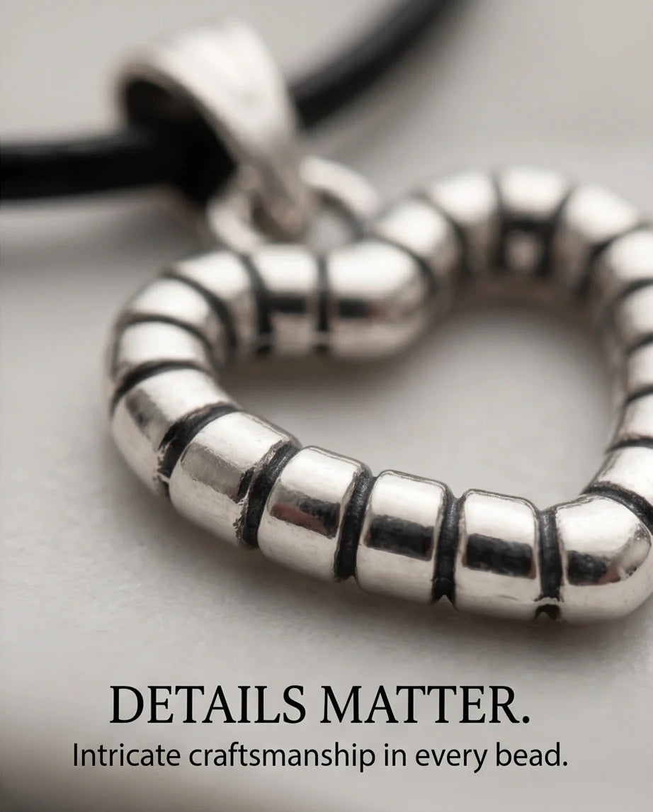 The Eternal Bond Hollow Heart Necklace
