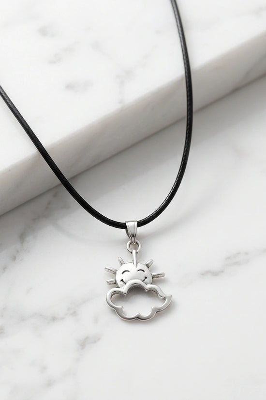 The Happy Sol Sun & Cloud Necklace