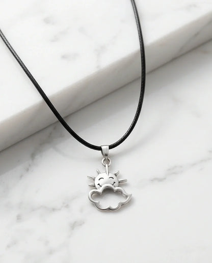The Happy Sol Sun & Cloud Necklace