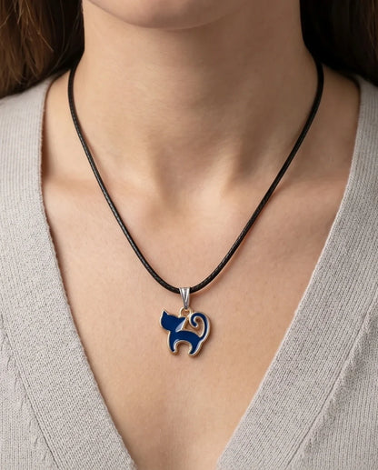 Midnight Mystique Cat Pendant