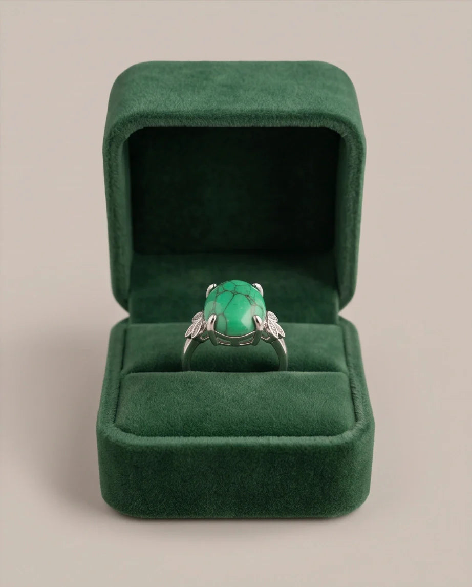 Botanical Meadow Turquoise Ring