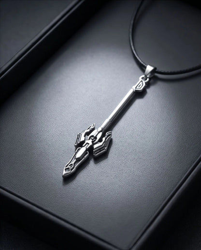Futuristic Sci-Fi Spear Pendant Necklace