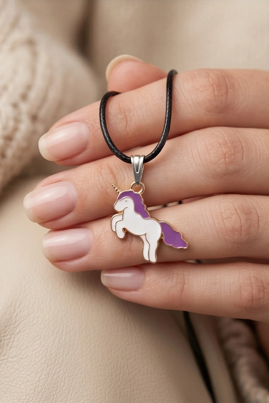 Pastel Purple Unicorn Pendant