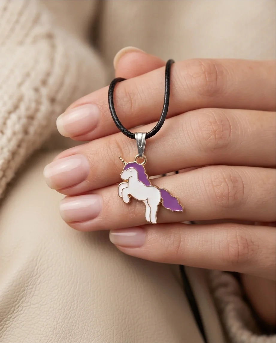Pastel Purple Unicorn Pendant