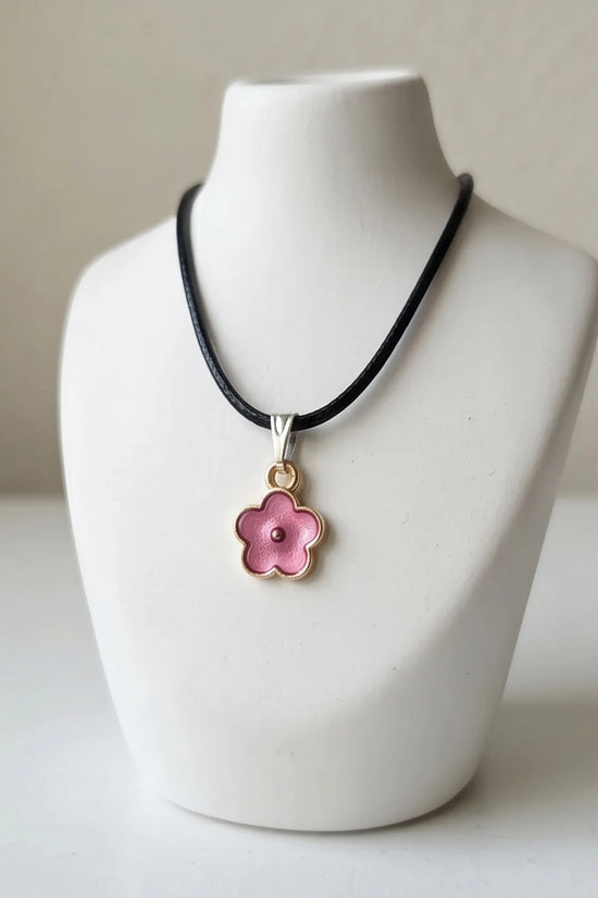 Soft Pink Blossom Pendant