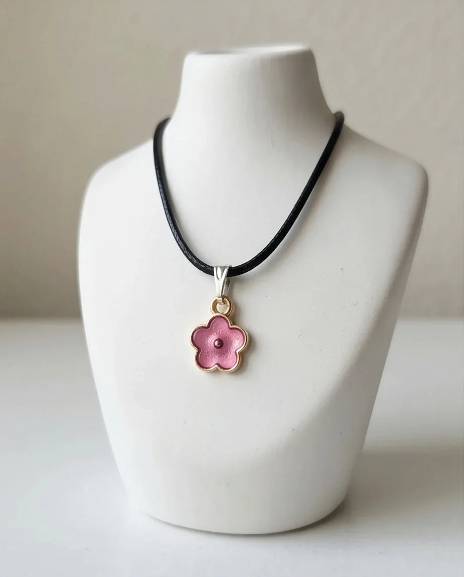Soft Pink Blossom Pendant