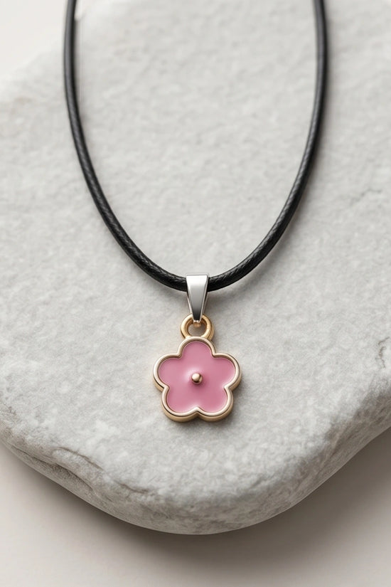 Soft Pink Blossom Pendant