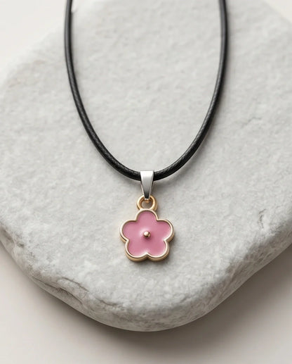 Soft Pink Blossom Pendant