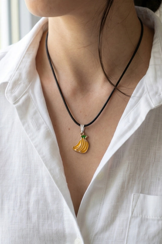 Sweet Banana Bunch Pendant