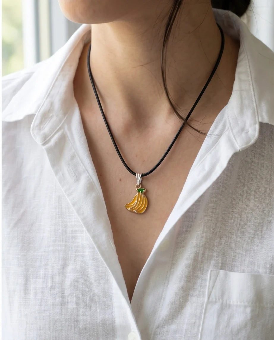 Sweet Banana Bunch Pendant