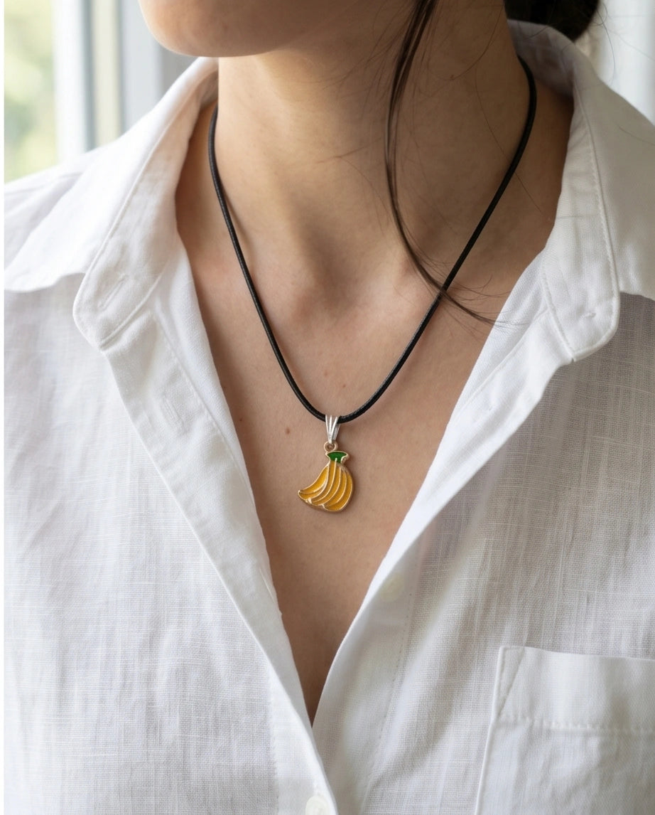 Sweet Banana Bunch Pendant