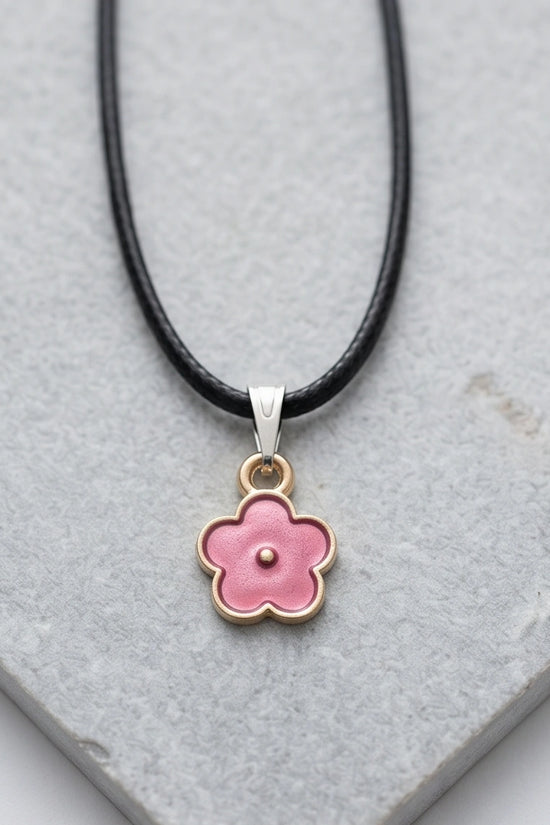 Soft Pink Blossom Pendant