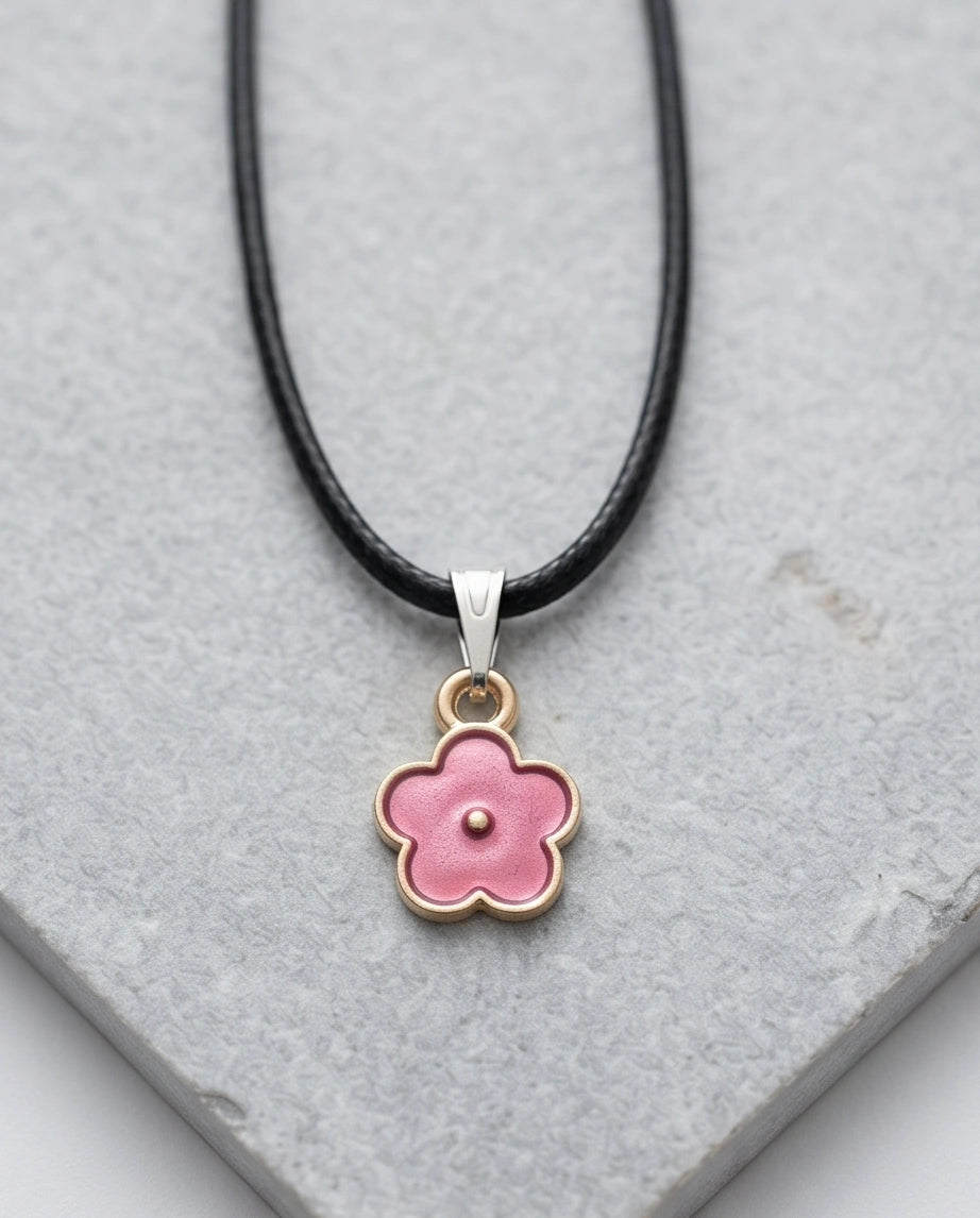 Soft Pink Blossom Pendant