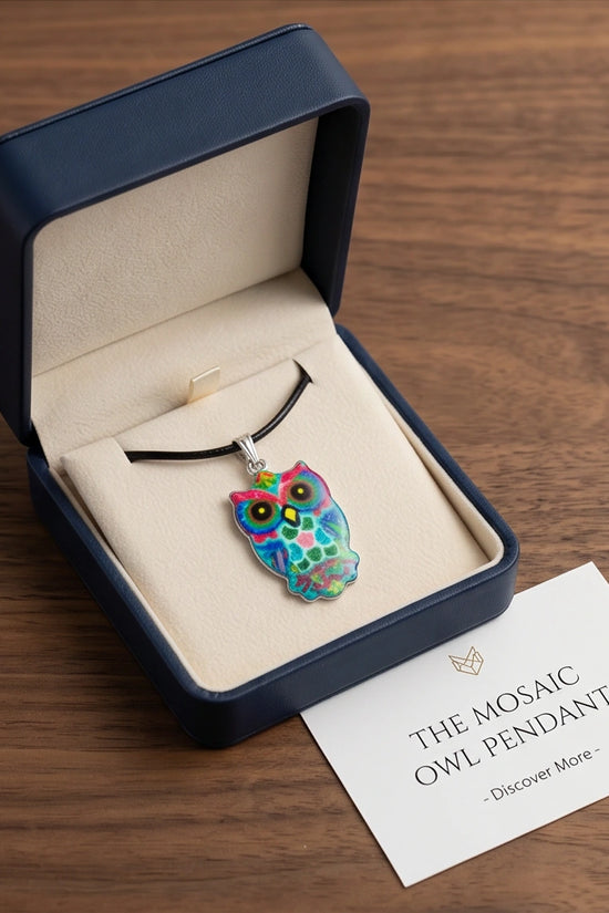 The Mosaic Owl Pendant