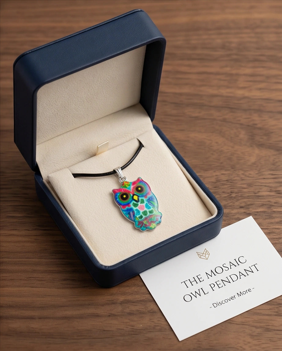 The Mosaic Owl Pendant