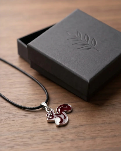 The Walnut Squirrel Pendant
