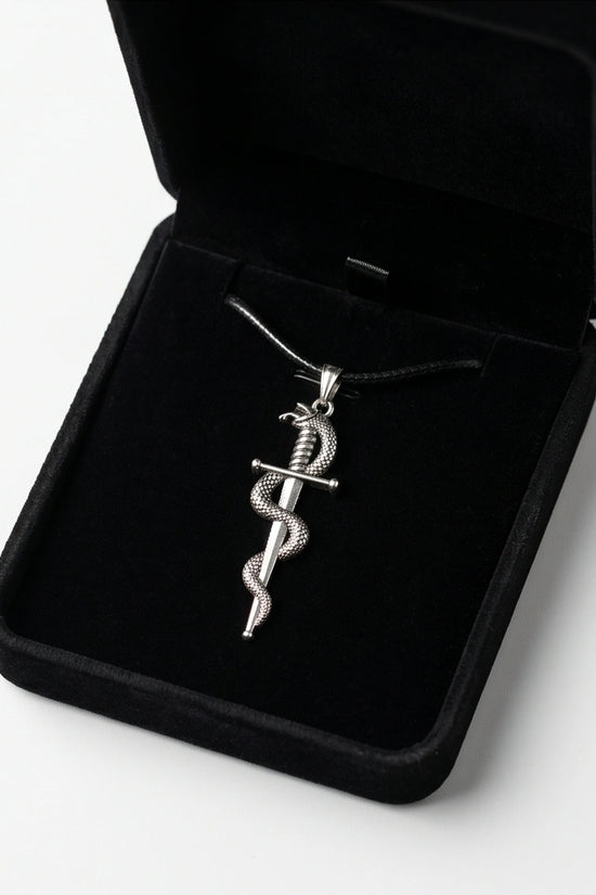The Serpent's Blade Dagger Necklace