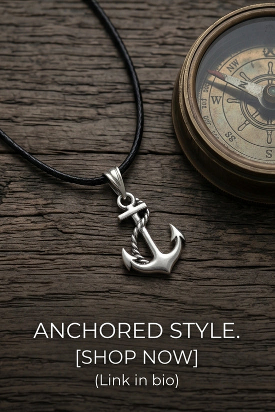 The Mariner’s Rope Anchor Necklace