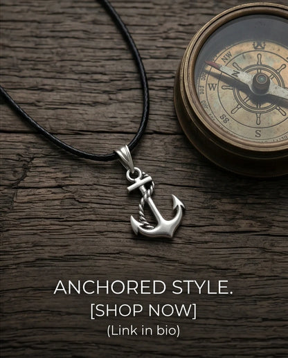 The Mariner’s Rope Anchor Necklace