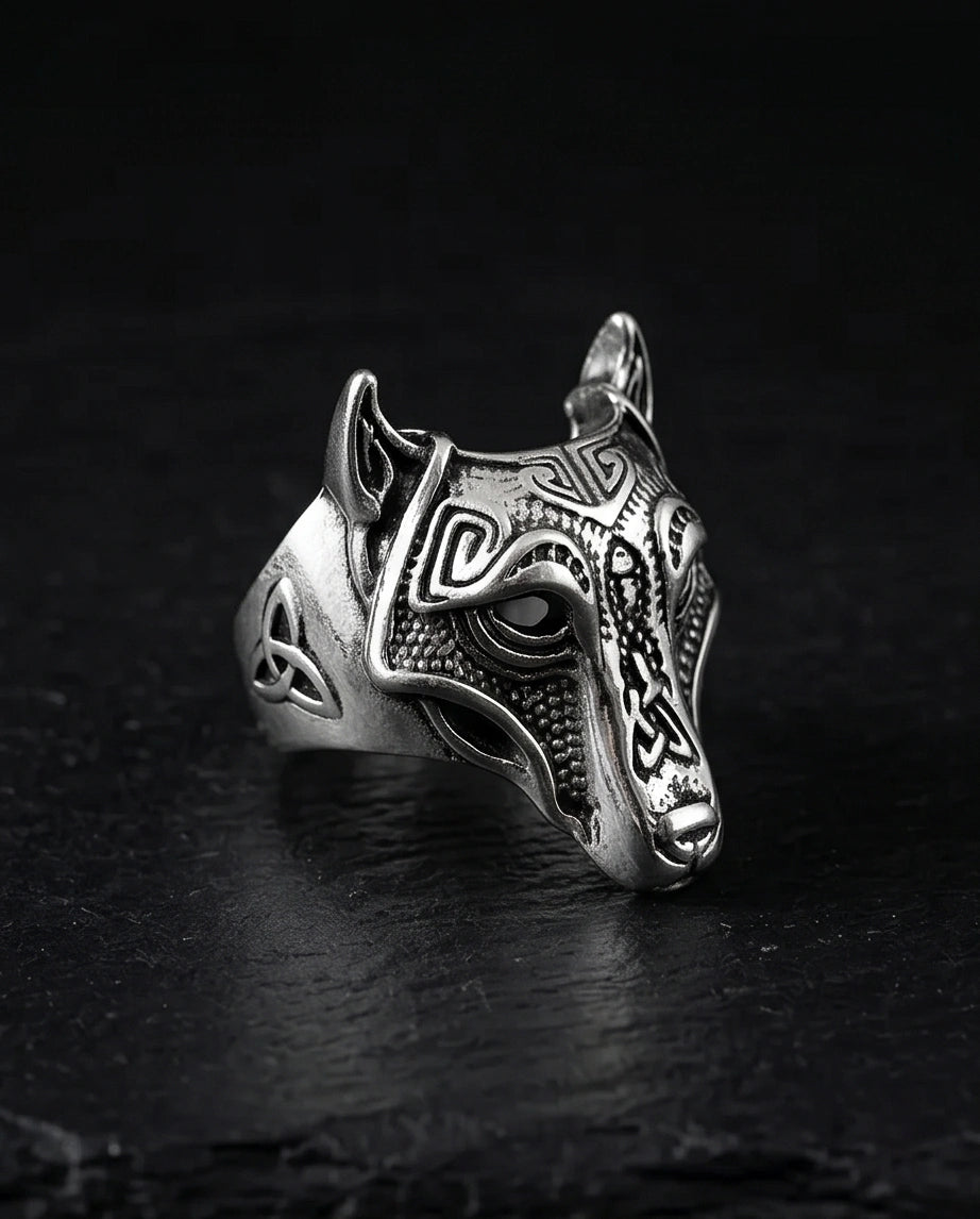 Wolf Ring (often associated with Fenrir from Norse mythology).