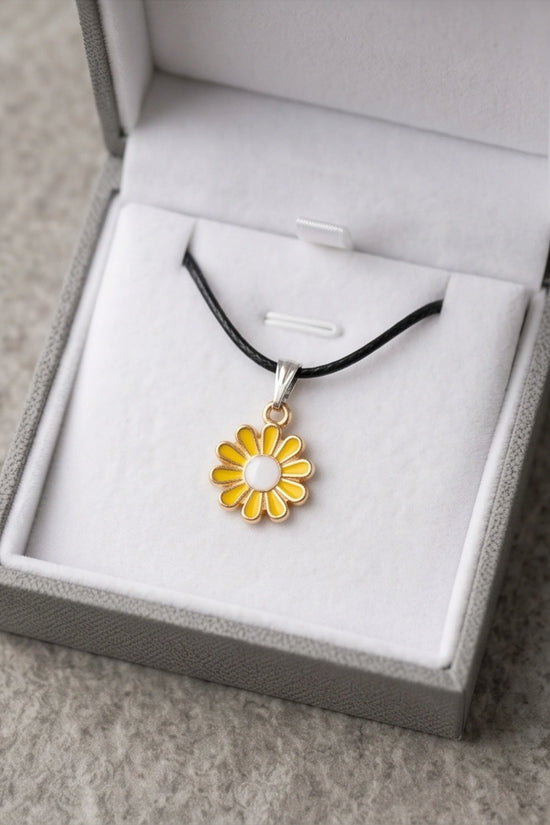 Golden Daisy Sunshine Necklace