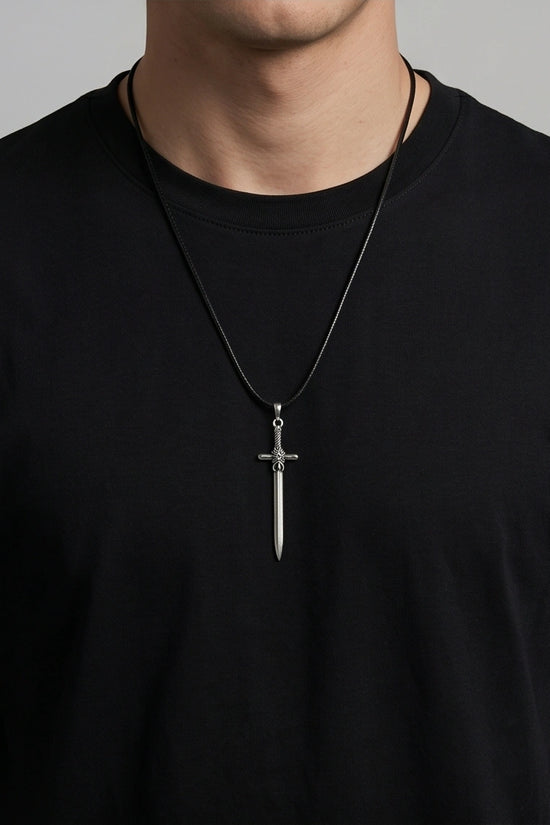 The Excalibur Medieval Sword Necklace