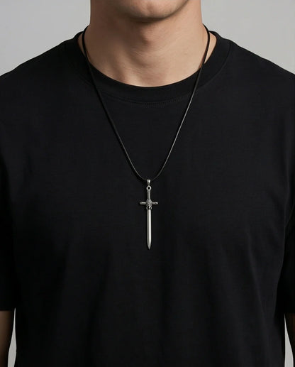 The Excalibur Medieval Sword Necklace