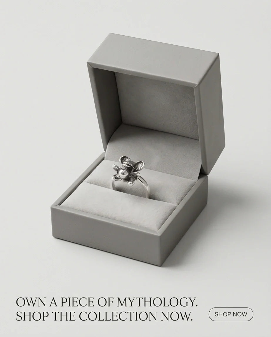 Vintage Silver Teddy Bear Statement Ring