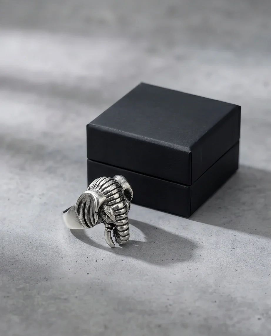 Elephant Totem Ring (often referred to as an Elephant Head Statement Ring).